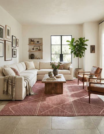 8' 7 x 12' Hand Knotted Darya Wool Rug