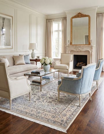 5' 5 x 7' 11 Hand Knotted Nain Rug