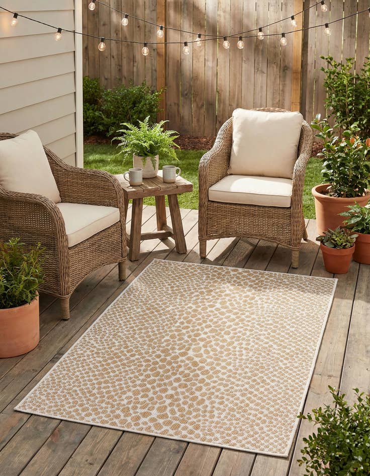 Detail image of 3' x 5' 3  Washable Jill Zarin Cape Town Indoor / Outdoor Rug