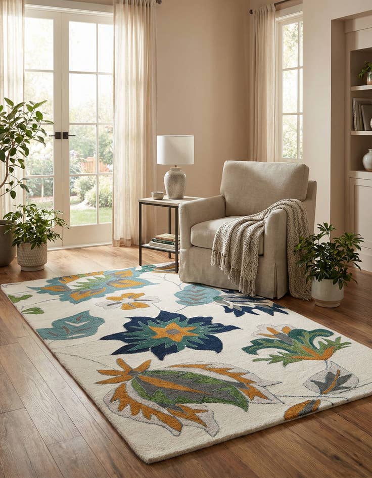 Detail image of 5' 1 x 8' Luna Rug