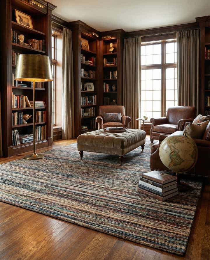 8' 7 x 12' 1 Hand Knotted Modern Ziegler Wool Rug