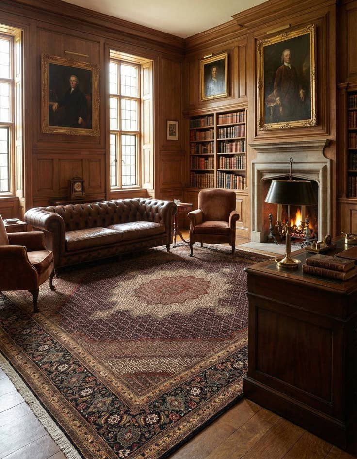 Detail image of 9' 10 x 10' 3 Tabriz Square Rug