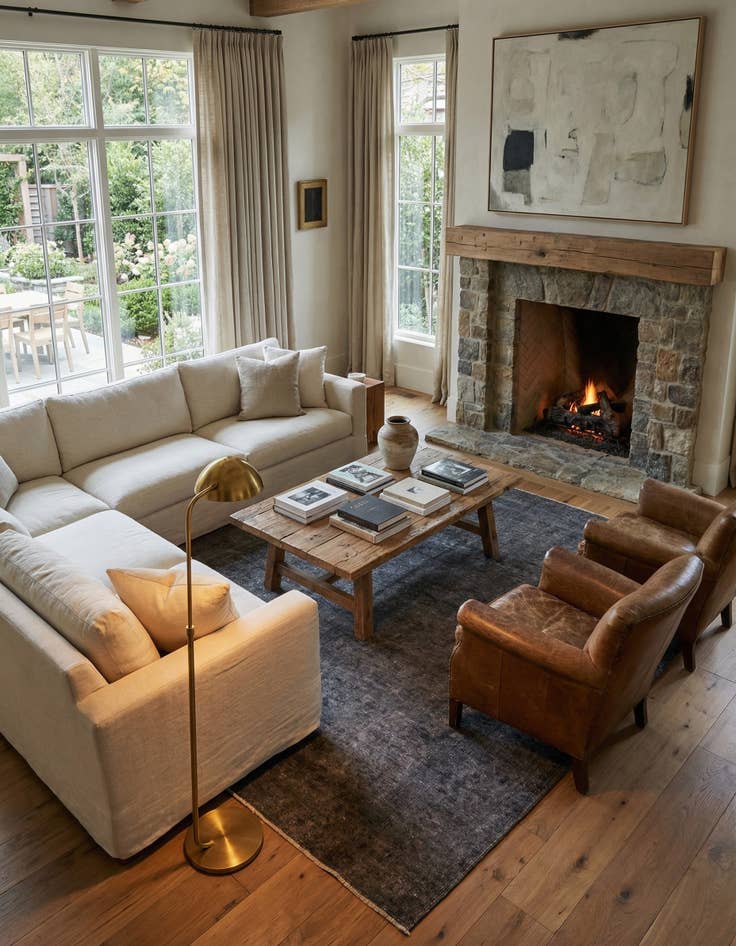 Detail image of 9' 10 x 12'  Hand Knotted Ultra Vintage Persian Wool Rug