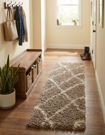 2' x 8' Infinity Shag Runner Rug