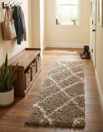2' x 8' Infinity Shag Runner Rug