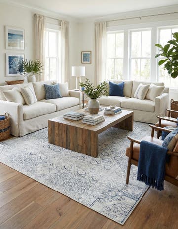 Gray Newport Square Rug