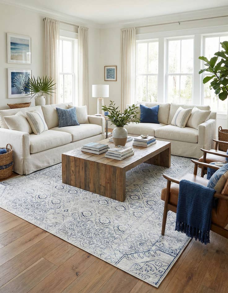 Detail image of 8' x 8' Newport Square Rug