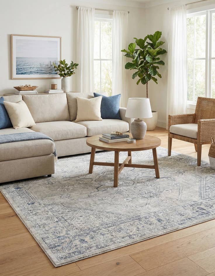 Detail image of 10' 2 x 10' 2 Newport Square Rug