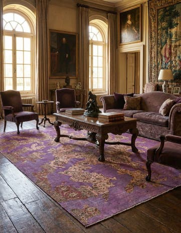 9' 8 x 12' 1 Vintage Royal Wool Rug