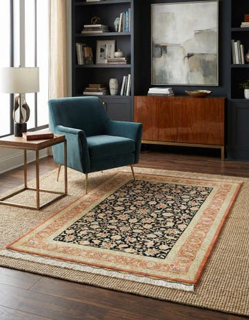 2' 7 x 4' 2 Ghom Silk Rug