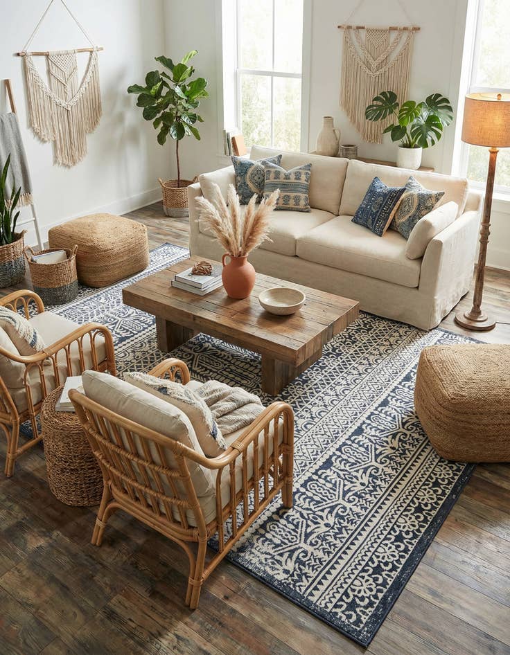 Detail image of Jill Zarin 7' 10 x 10' Uptown Cloisters Rug