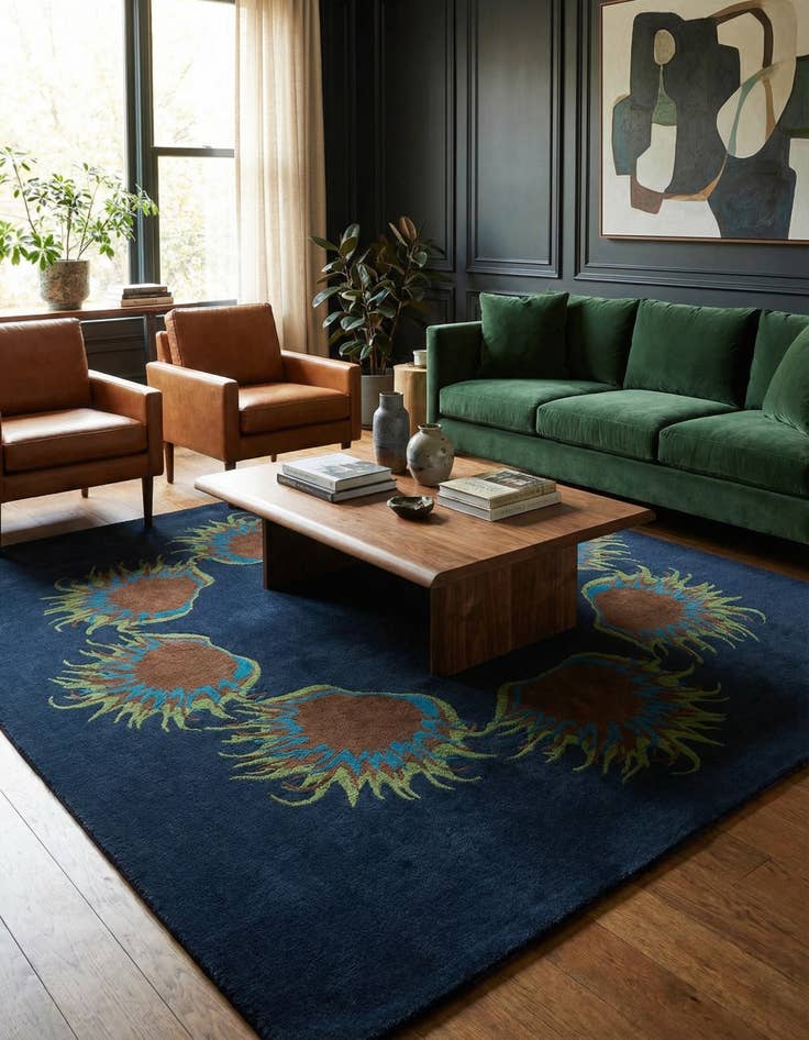 Detail image of 7' 6 x 7' 8 Luna Square Rug