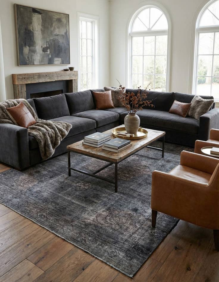 Detail image of 7' 8 x 10' 2  Hand Knotted Ultra Vintage Persian Wool Rug