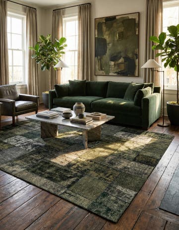 8' 7 x 10' 3 Hand Knotted Ultra Vintage Persian Wool Rug