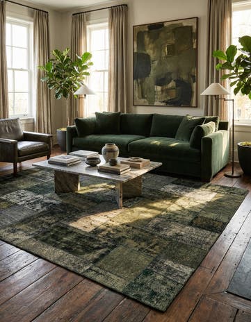 8' 7 x 10' 3 Hand Knotted Ultra Vintage Persian Wool Rug