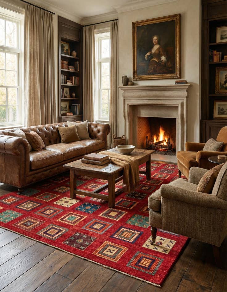 Detail image of 9' 9 x 12' 7  Hand Knotted Ariana Ziegler Oriental Rug