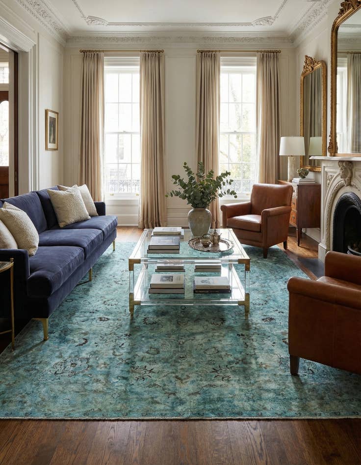 Detail image of 6' 7 x 9' 9 Vintage Royal Rug