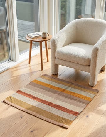 2' 5 x 2' 6 Hand Woven Pillow Wool Square Rug