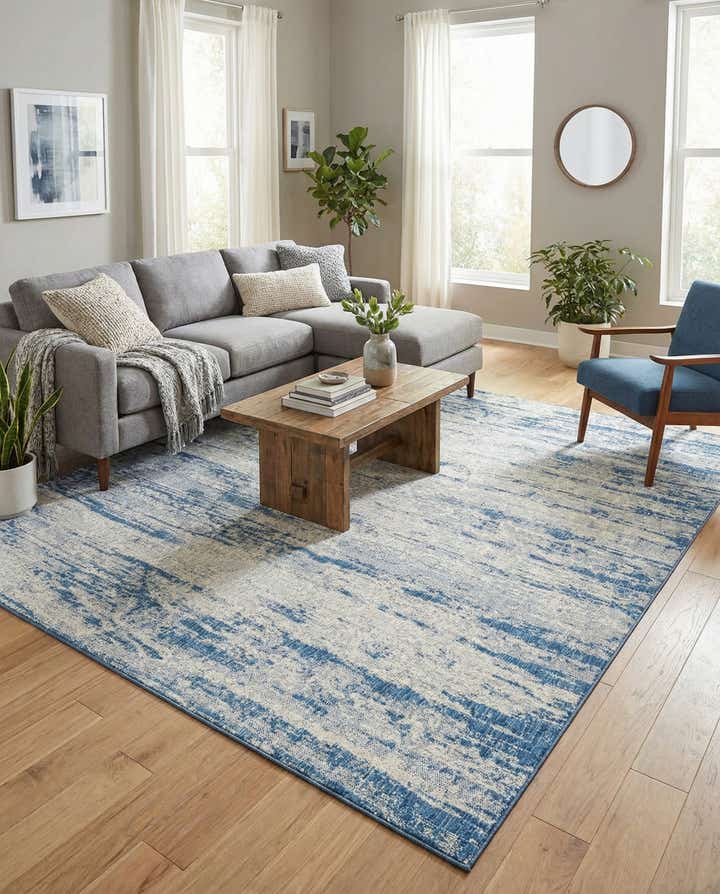 9' x 12' Easy-Clean Modern Indoor / Outdoor Rug