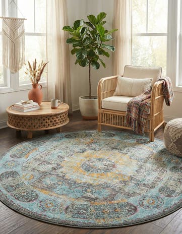 8' x 8' Santiago Round Rug