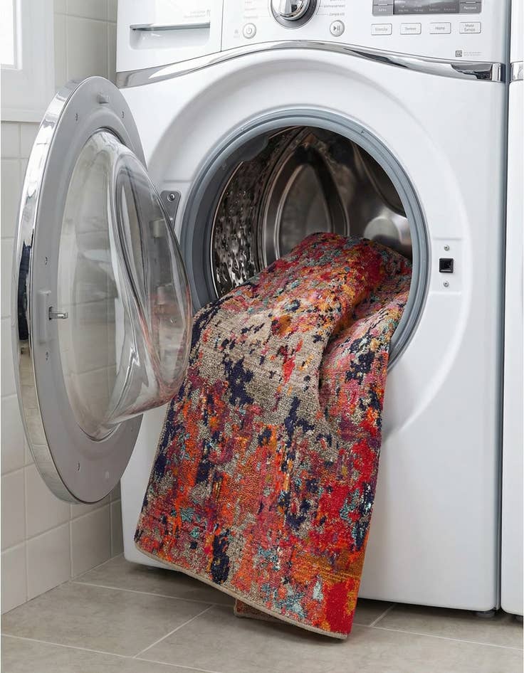 Detail image of 7' 10 x 10'  Washable Vivid Rug