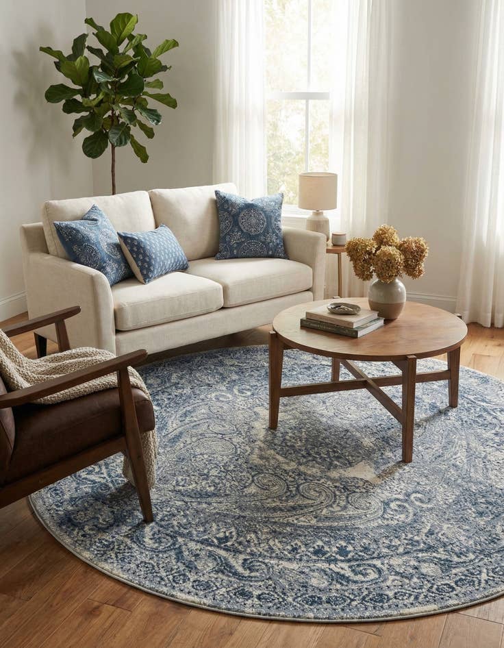 Detail image of  4' x 4' Eliza Round Rug