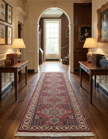 3' x 10' Hand Knotted Shirvan Oriental Wool Runner Rug