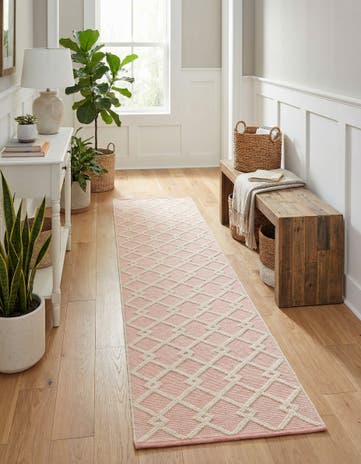 English Rose Hand Knotted Jill Zarin Dorset Runner Rug
