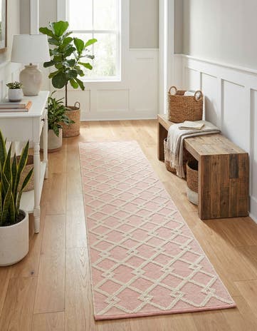 English Rose Hand Knotted Jill Zarin Dorset Runner Rug