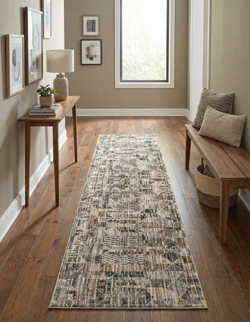 Sky Beige Silta Runner Rug