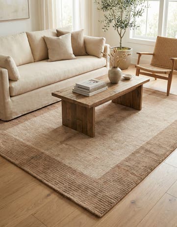 3' 11 x 5' 7 Hand Knotted Darya Wool Rug