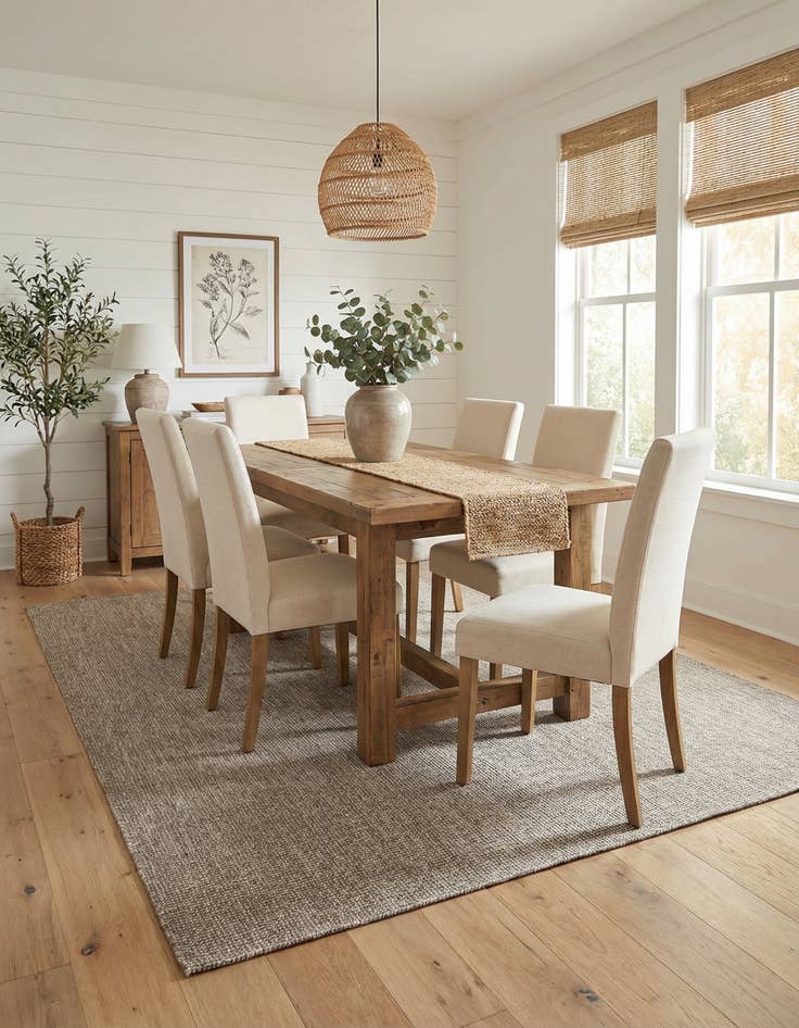 Detail image of 7' 10 x 11'  Washable Solid Indoor / Outdoor Rug