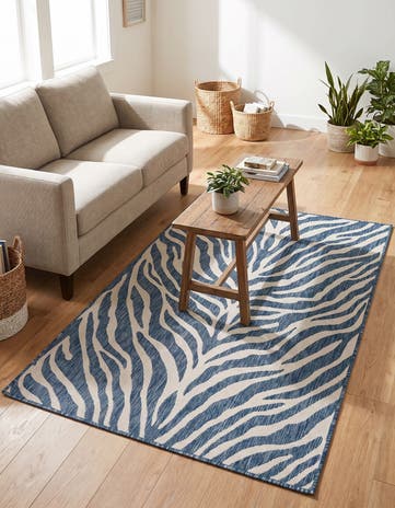4' x 6' Easy-Clean Safari Indoor / Outdoor Rug