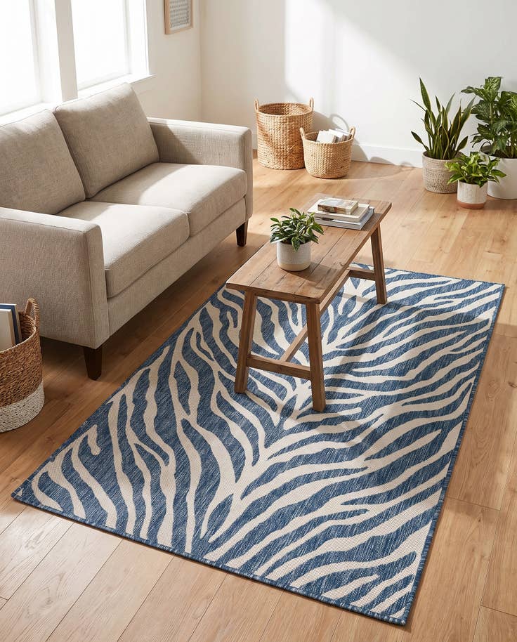 Detail image of 4' x 6' Easy-Clean Safari Indoor / Outdoor Rug