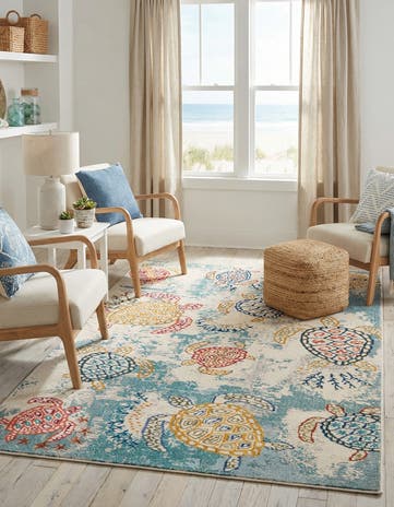 6' x 9' Washable Amalfi Rug