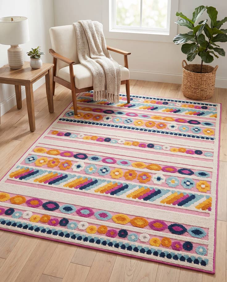 Detail image of 4' x 6' Easy-Clean Aruba Indoor / Outdoor Rug