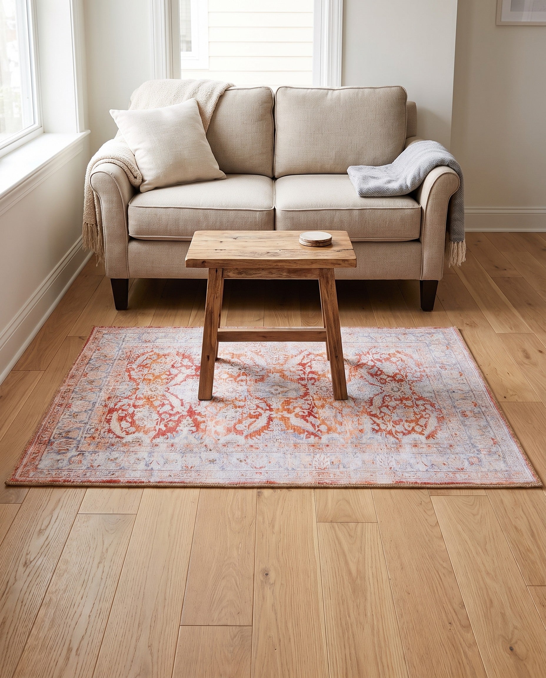 3' 6 x 5' 6 Washable Timeless Rug