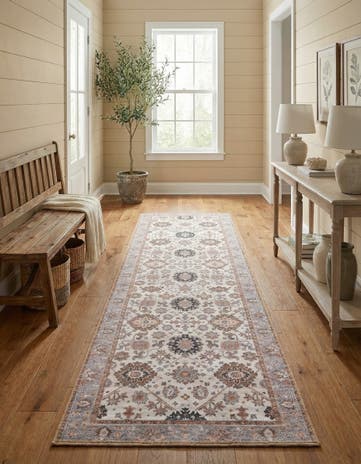 2' 7 x 10' Washable Timeless Runner Rug
