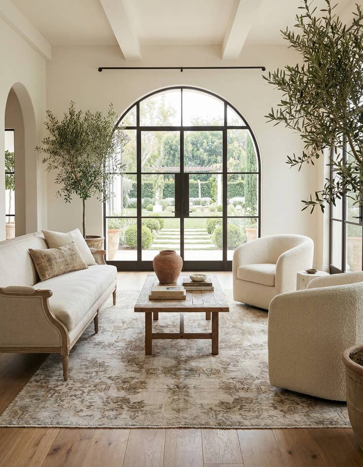 Detail image of 5' 1 x 8' 8  Hand Knotted Ultra Vintage Persian Wool Rug