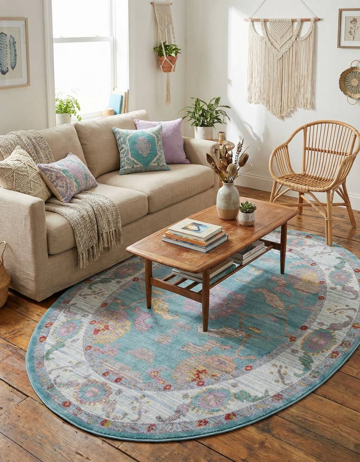 Detail image of  5' 5 x 8' Paragon Oval Rug