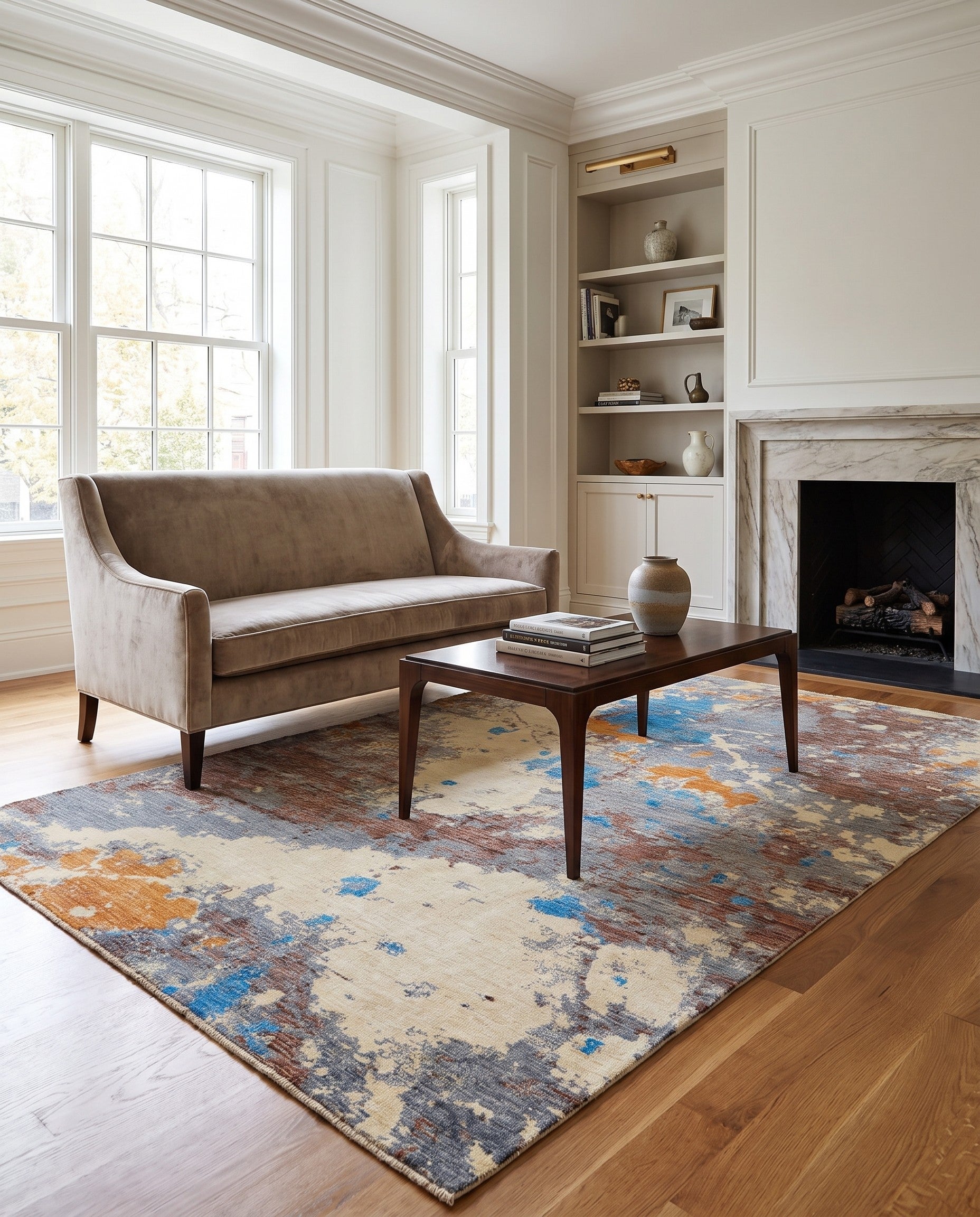 5' 7 x 7' 10 Hand Knotted Ariana Ziegler Rug
