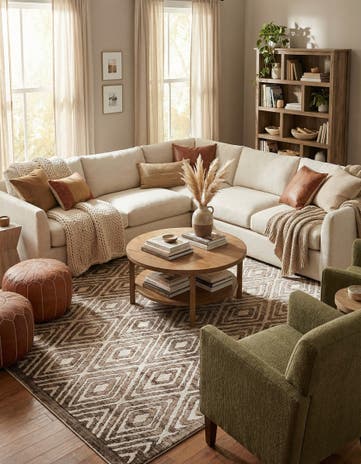 7' 10 x 7' 10 Hermitage Square Rug