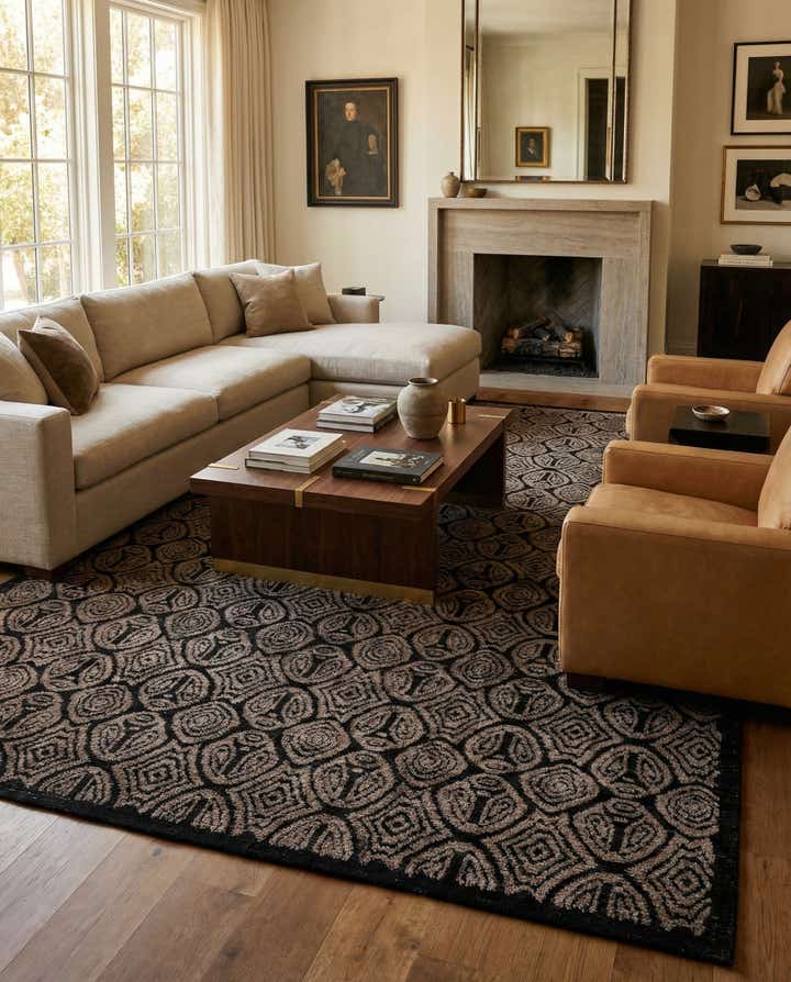 9' 8 x 14' 2 Hand Knotted Darya Wool Rug