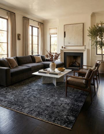 8' 7 x 12' 6 Hand Knotted Ultra Vintage Persian Wool Rug
