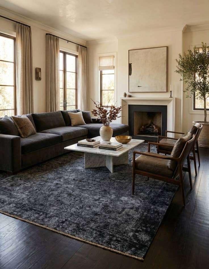 Detail image of 8' 7 x 12' 6  Hand Knotted Ultra Vintage Persian Wool Rug