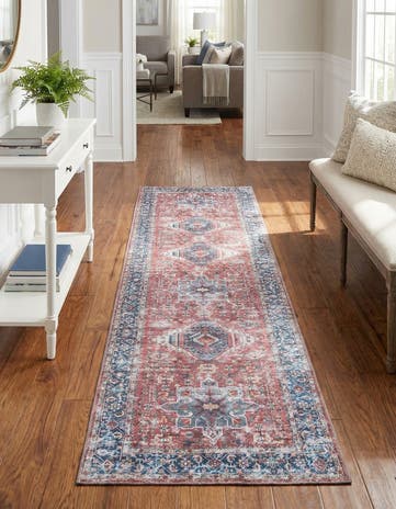 2' 7 x 10' Washable Yara Runner Rug