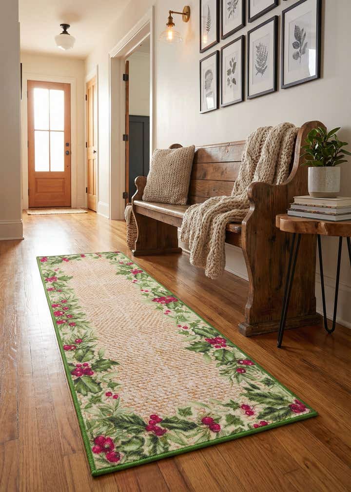 2' x 6' 1 Easy-Clean Jill Zarin Caribbean Indoor / Outdoor Runner Rug