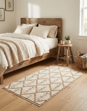 2' 7 x 4' 5 Hand Knotted Darya Wool Rug