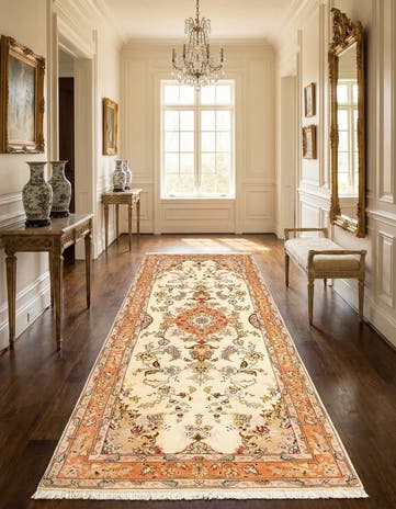 2' 8 x 7' Tabriz Runner Rug