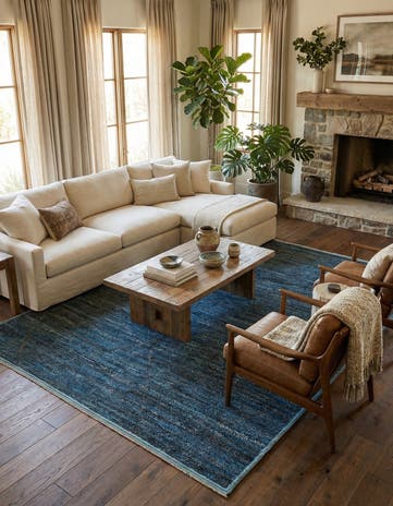 8' 3 x 10' 6 Hand Knotted Moroccan Wool Rug